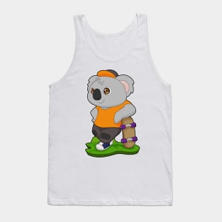 Koala Skater Skateboard Sports Tank Top